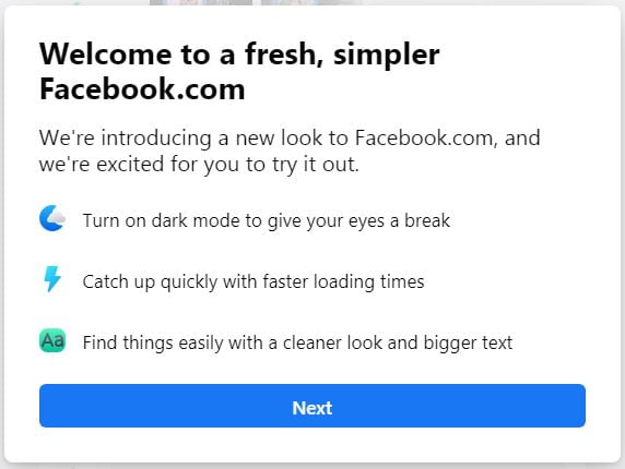 Facebook new look; Are you excited for try it out