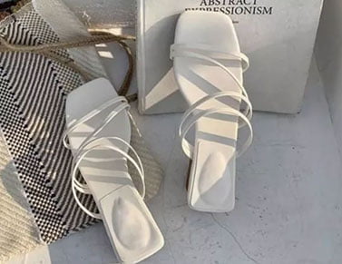 Kitten-heel fashion women's summer shoes