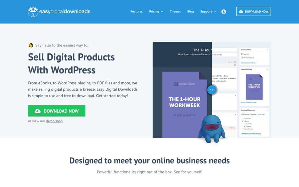 Easy Digital Downloads eCommerce Platform