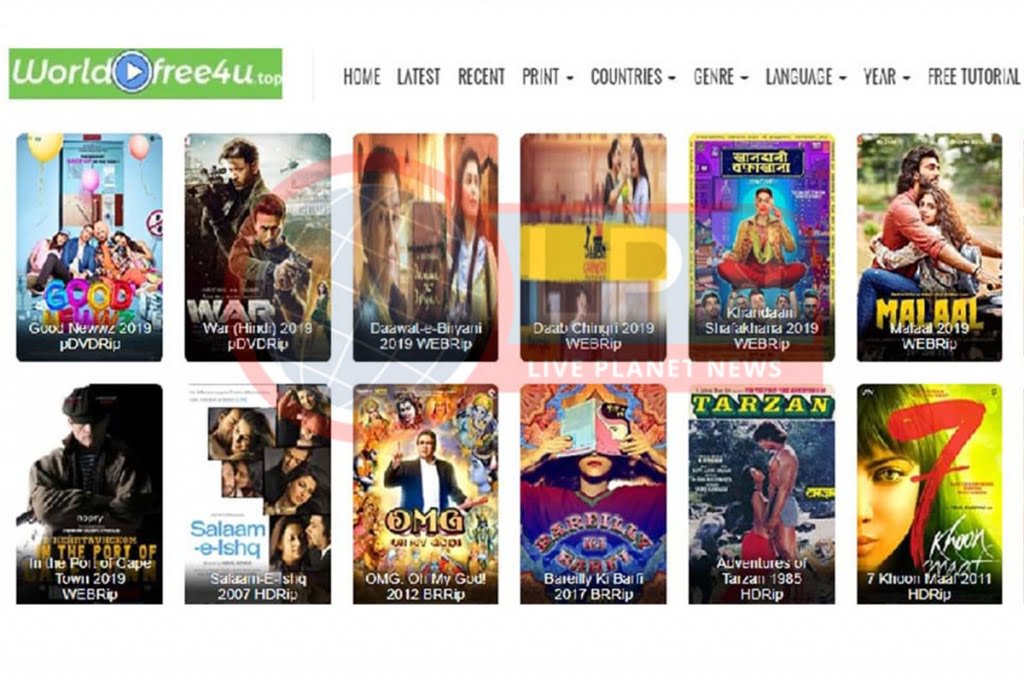 Worldfree4u Movies Download Torrent Website